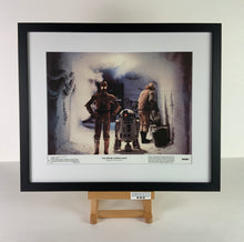 Load image into Gallery viewer, An original framed 11x14 lobby card / movie poster for the Star Wars film The Empire Strikes Back
