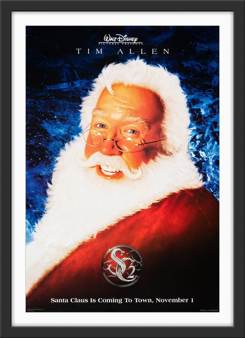 An original movie poster for the film The Santa Clause 2