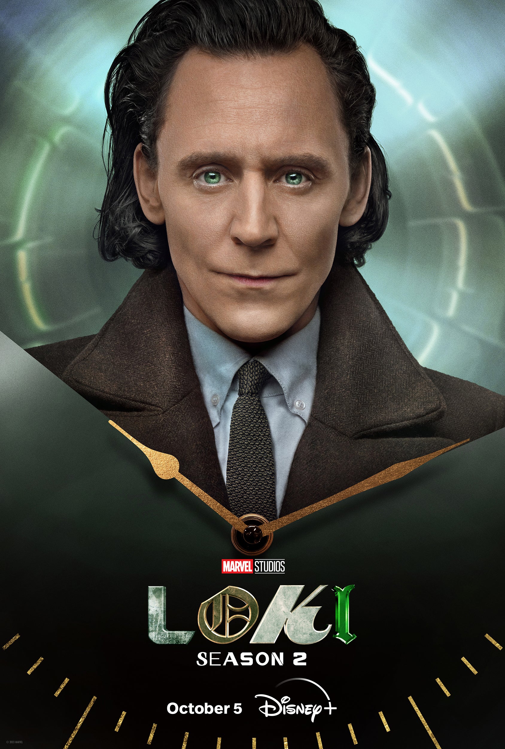 An original movie poster for the Disney+ Marvel TV series Loki, Season 2