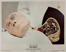 Load image into Gallery viewer, An original 11x14 lobby card from the 1973 film Westworld