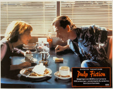 Load image into Gallery viewer, An original 11x14 lobby card for the Quentin Tarantino film Pulp Fiction