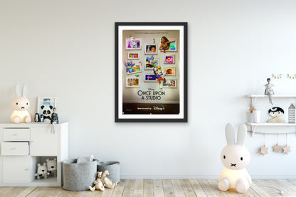 An original movie poster for the Disney+ film Once Upon A Studio