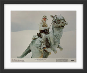 An original 11x14 lobby card for the Star Wars film The Empire Strikes Back