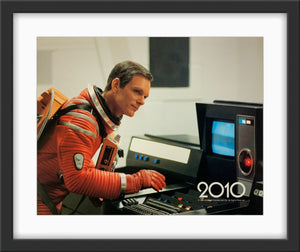 An original 11x14 lobby card for the film 2010: The Year We Make Contact