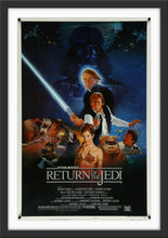 Load image into Gallery viewer, An original movie poster for the Star Wars film The Return of the Jedi with artwork by Kazuhiko Sano