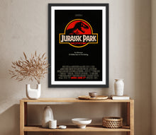 Load image into Gallery viewer, An original double-sided movie poster for the film Jurassic Park