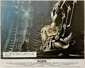 An original 8x10 lobby card for the sci-fi film Alien