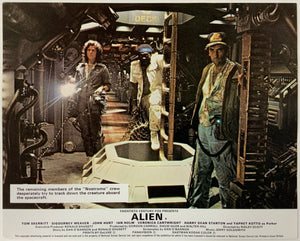 An original 8x10 lobby card for the sci-fi film Alien