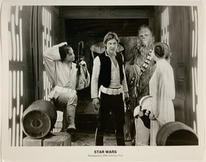 An original 8x10 movie still for the George Lucas film Star Wars