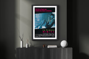 An original movie poster for the LucBesson film Nikita