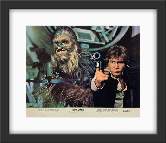 An original 8x10 lobby card from the Geroge Lucas film Star Wars / A New Hope