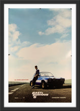 Load image into Gallery viewer, An original movie poster for the film Fast and Furious 6