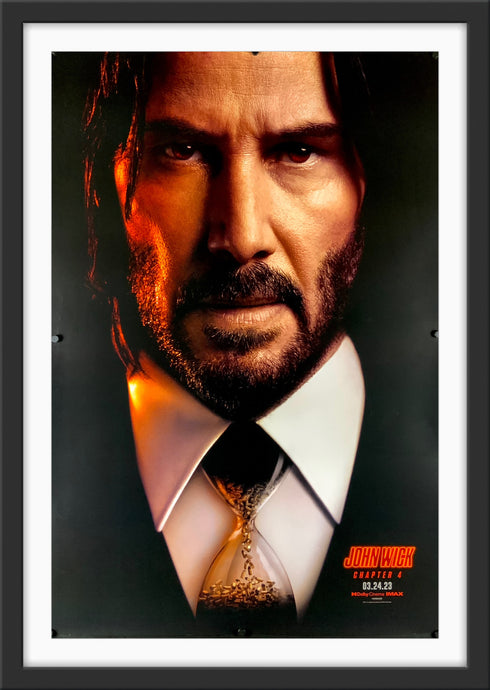 An original movie poster for the film John Wick Chapter4