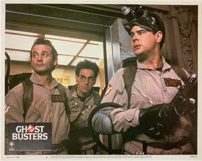 An original 11x14 lobby card for the film Ghostbusters