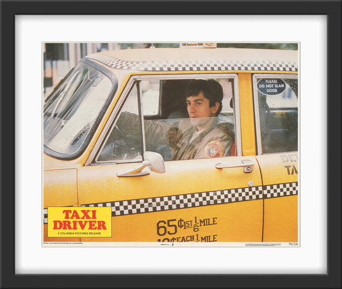 An original 11x14 lobby card for the film Taxi Driver