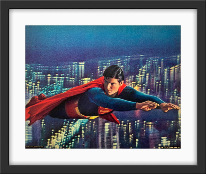 An original 11x14 lobby card for the 1978 film Superman