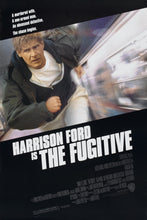 Load image into Gallery viewer, An original movie poster for the Harrison Ford film The Fugitive