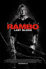 Load image into Gallery viewer, An original movie poster for the film Rambo Last Blood