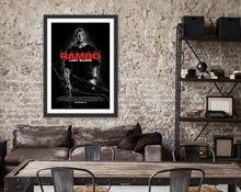 Load image into Gallery viewer, An original movie poster for the film Rambo Last Blood