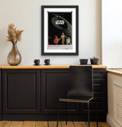 An original art / museum exhibition poster for The Art of Star Wars