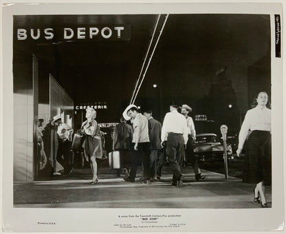 Am original 8x10 movie still for the Marilyn Monroe film Bus Stop