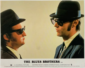 An original movie poster for the film The Blues Brothers