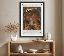 Load image into Gallery viewer, An original movie poster for the film Raiders of the Lost Ark