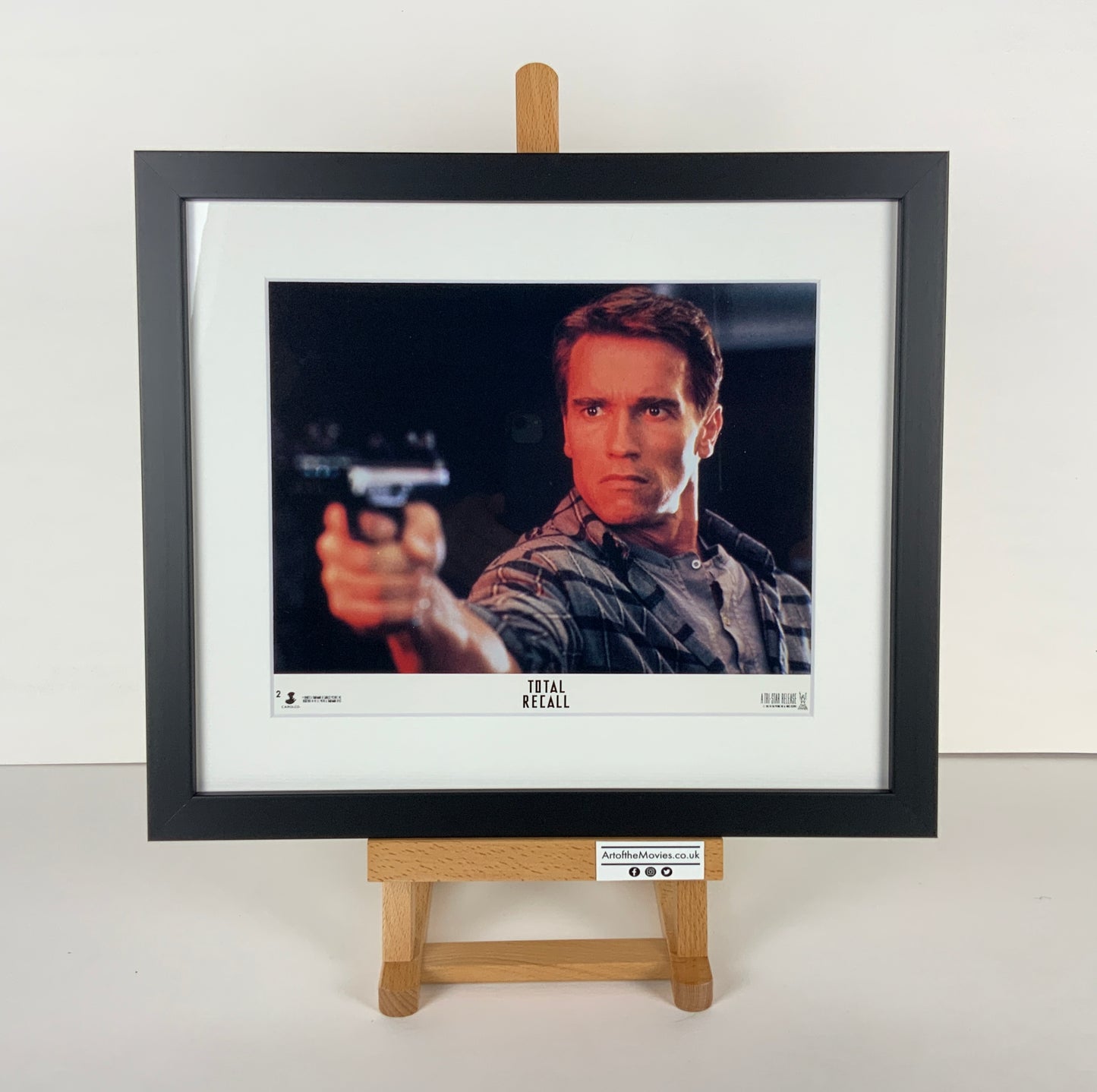 An original 8x10 lobby card for the film Total Recall