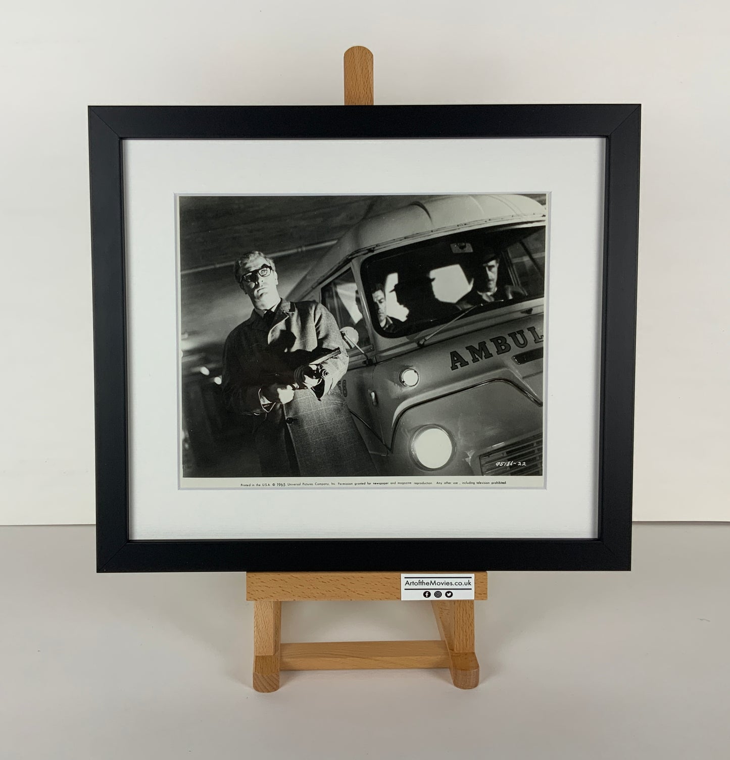 An original 8x10 movie still from the Michael Caine film The Ipcress Files