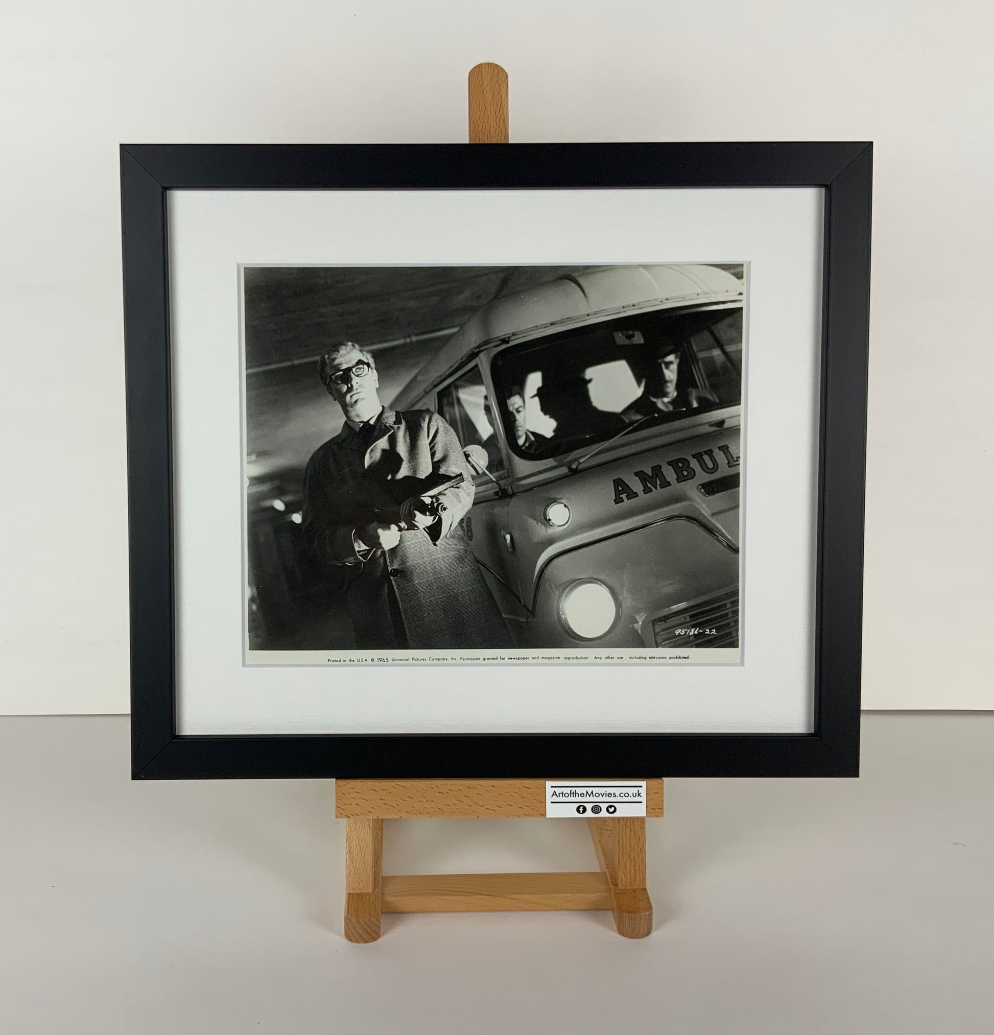 An original 8x10 movie still from the Michael Caine film The Ipcress Files