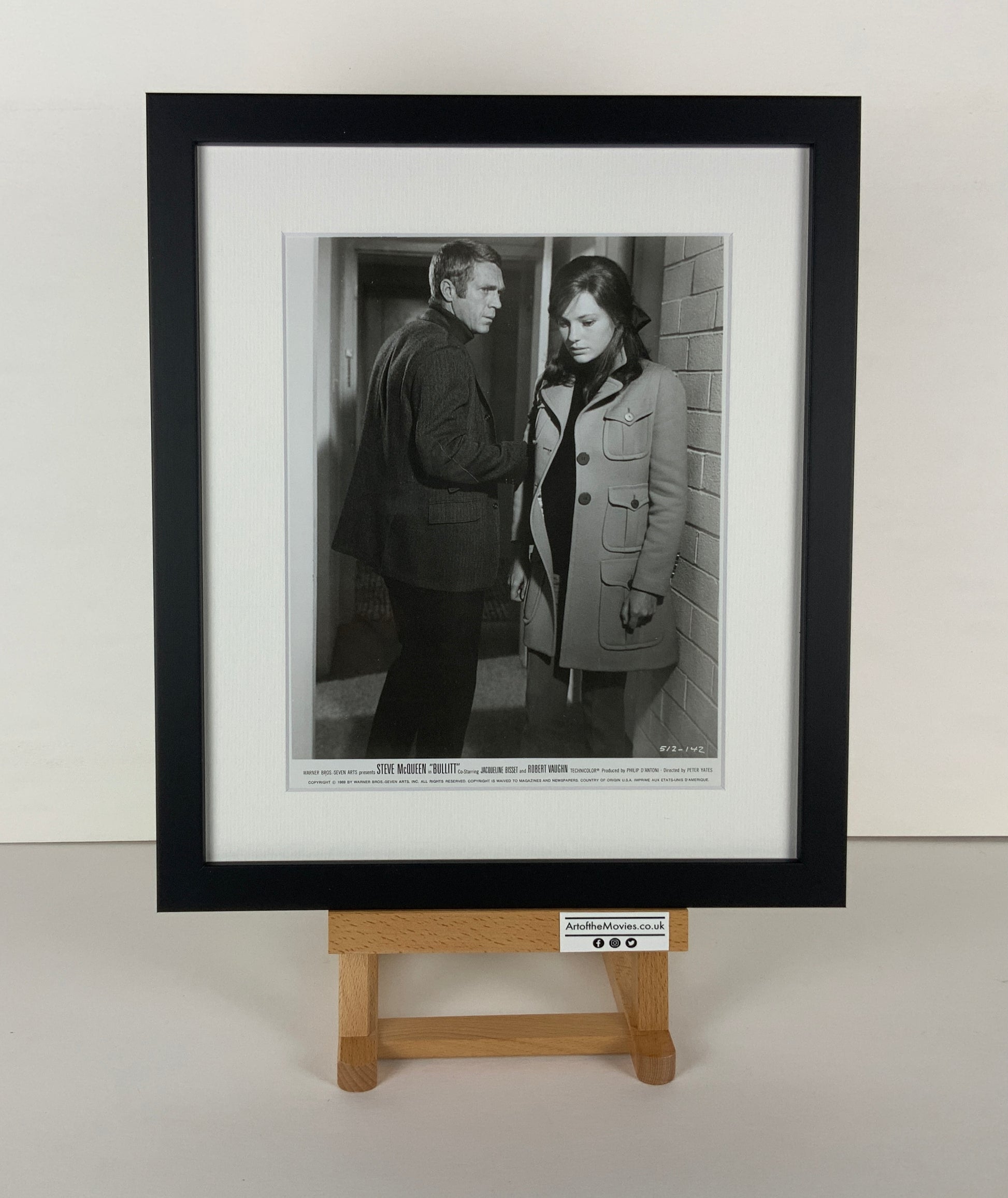 An original 8x10 movie still for the Steve McQueen film Bullitt