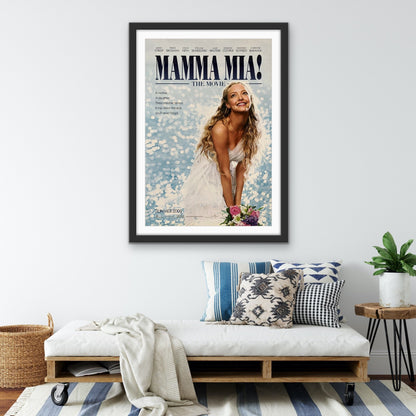 An original movie poster for the ABBA inspired film Mamma Mia!