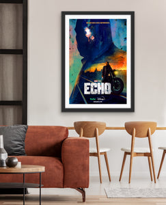 An original one sheet poster for the Disney+ Marvel TV series Echo