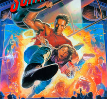 Load image into Gallery viewer, An original movie poster for the Arnold Schwarzenegger film Last Action Hero