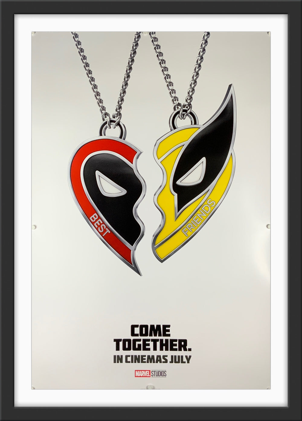 An original movie poster for the film Deadpool and Wolverine (Deadpool 3)