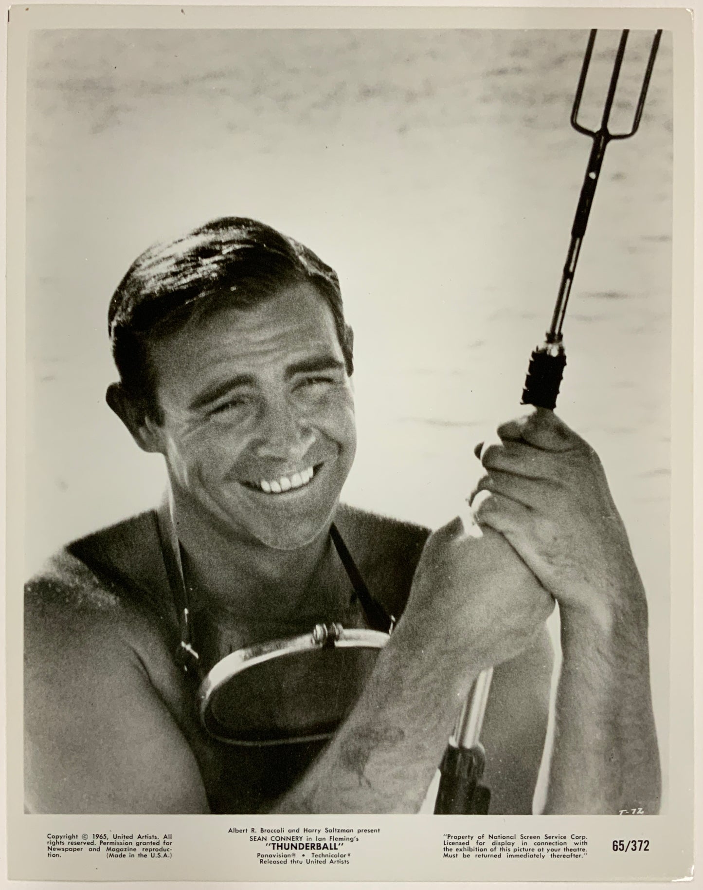 An original 8x10 movie still for the James Bond film Thunderball