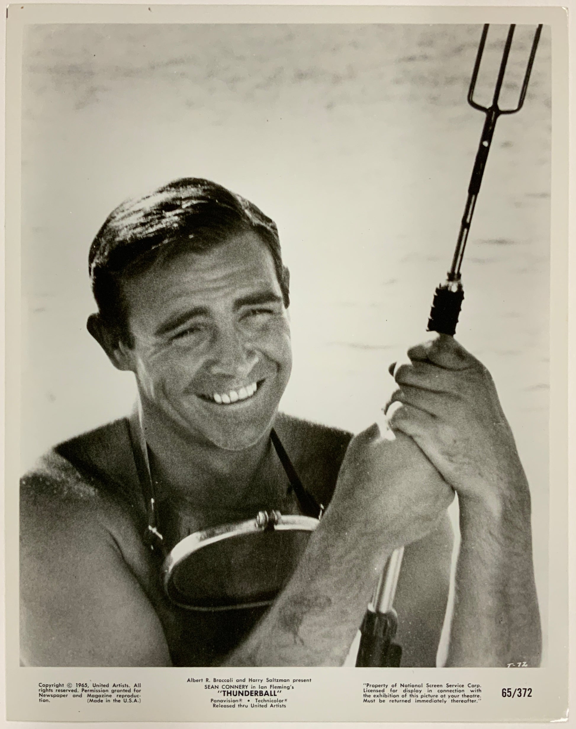 An original 8x10 movie still for the James Bond film Thunderball
