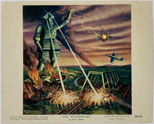 An original 8x10 lobby card for the sci-fi film The Mysterians