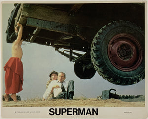 An original 8x10 lobby card for the 1978 film Superman