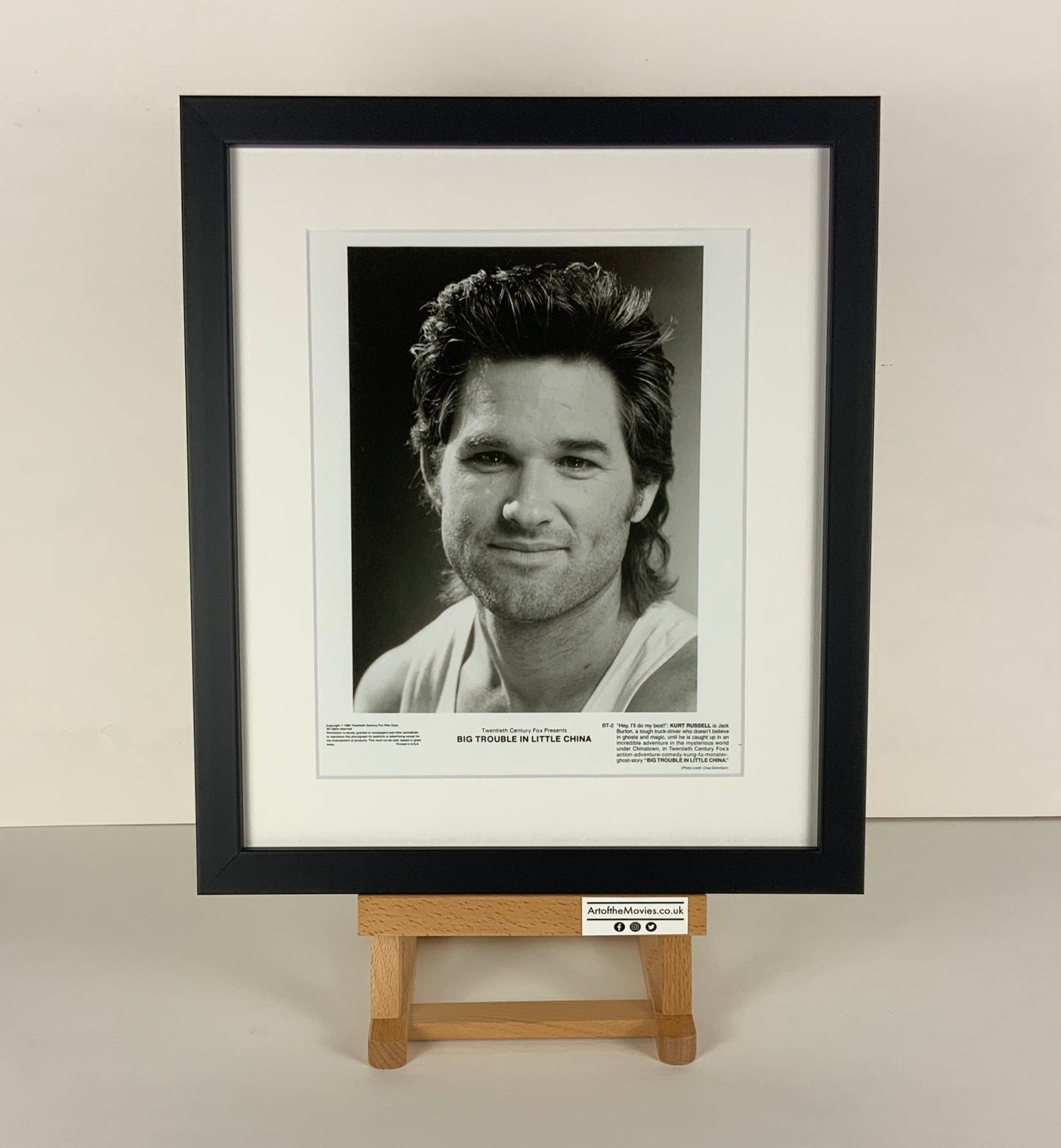 An original 8x10 movie still for the John Carpenter film Big Trouble In Little China