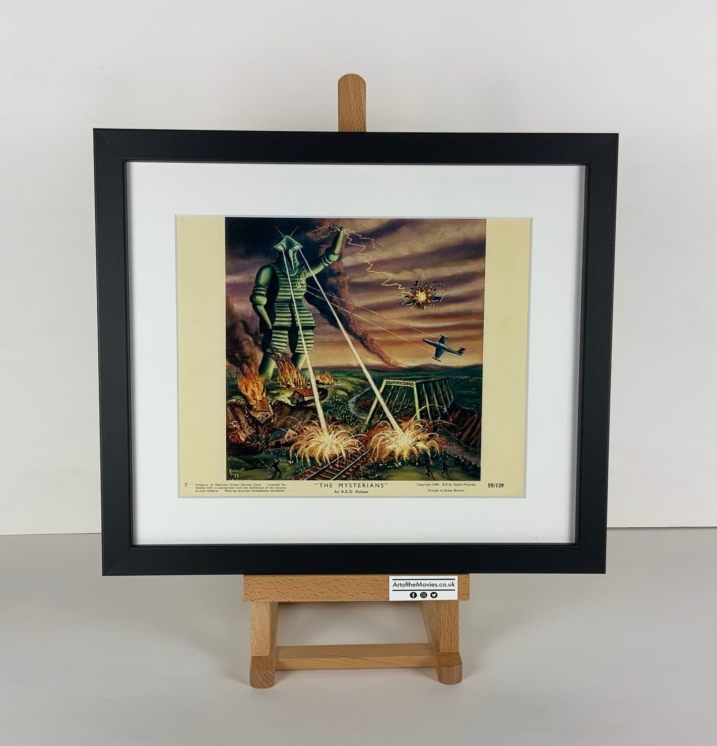 An original 8x10 lobby card for the sci-fi film The Mysterians