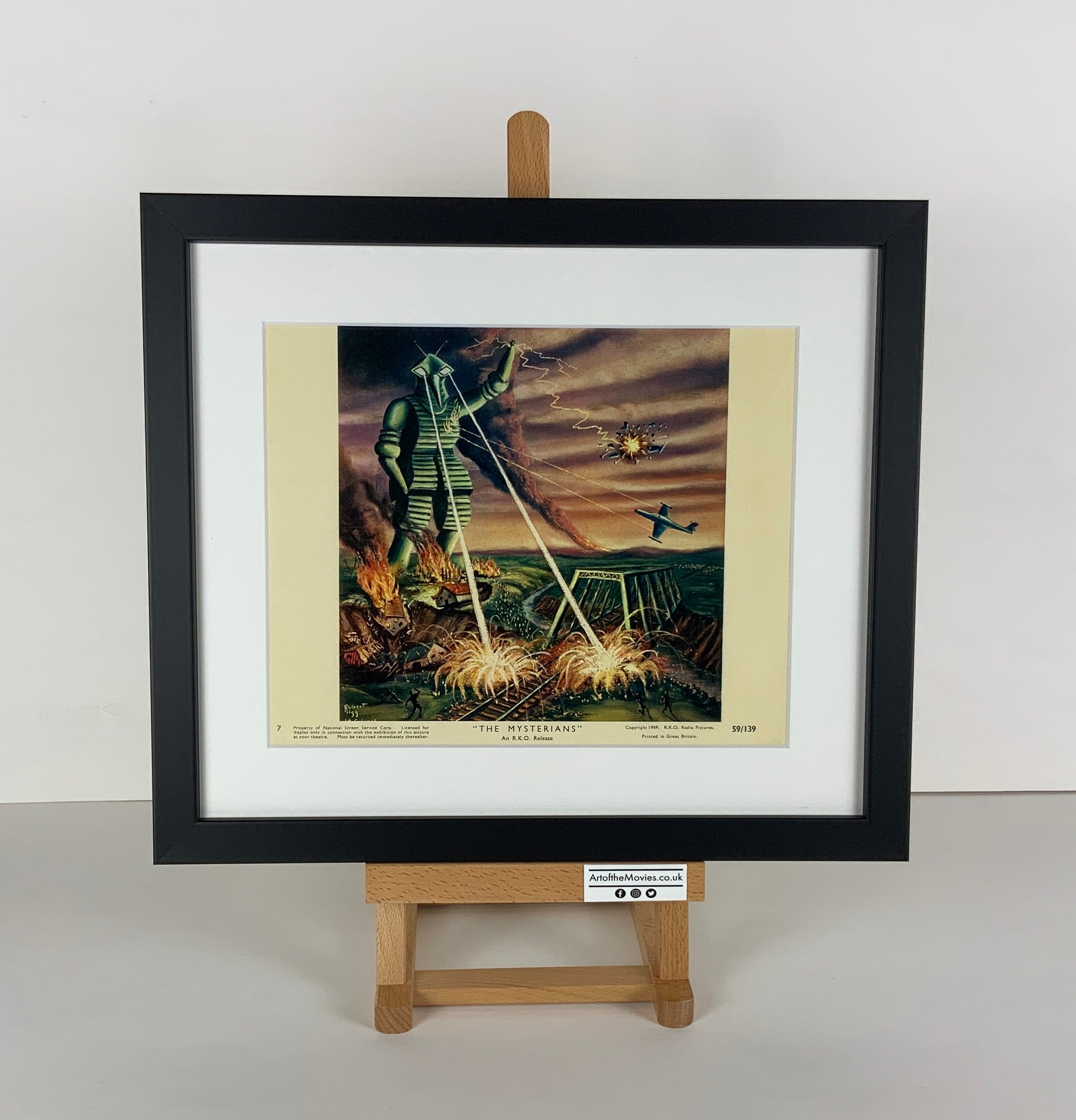An original 8x10 lobby card for the sci-fi film The Mysterians