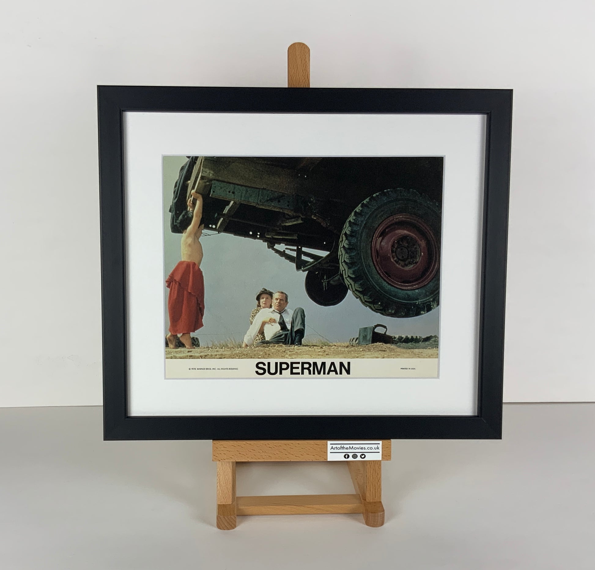 An original 8x10 lobby card for the 1978 film Superman