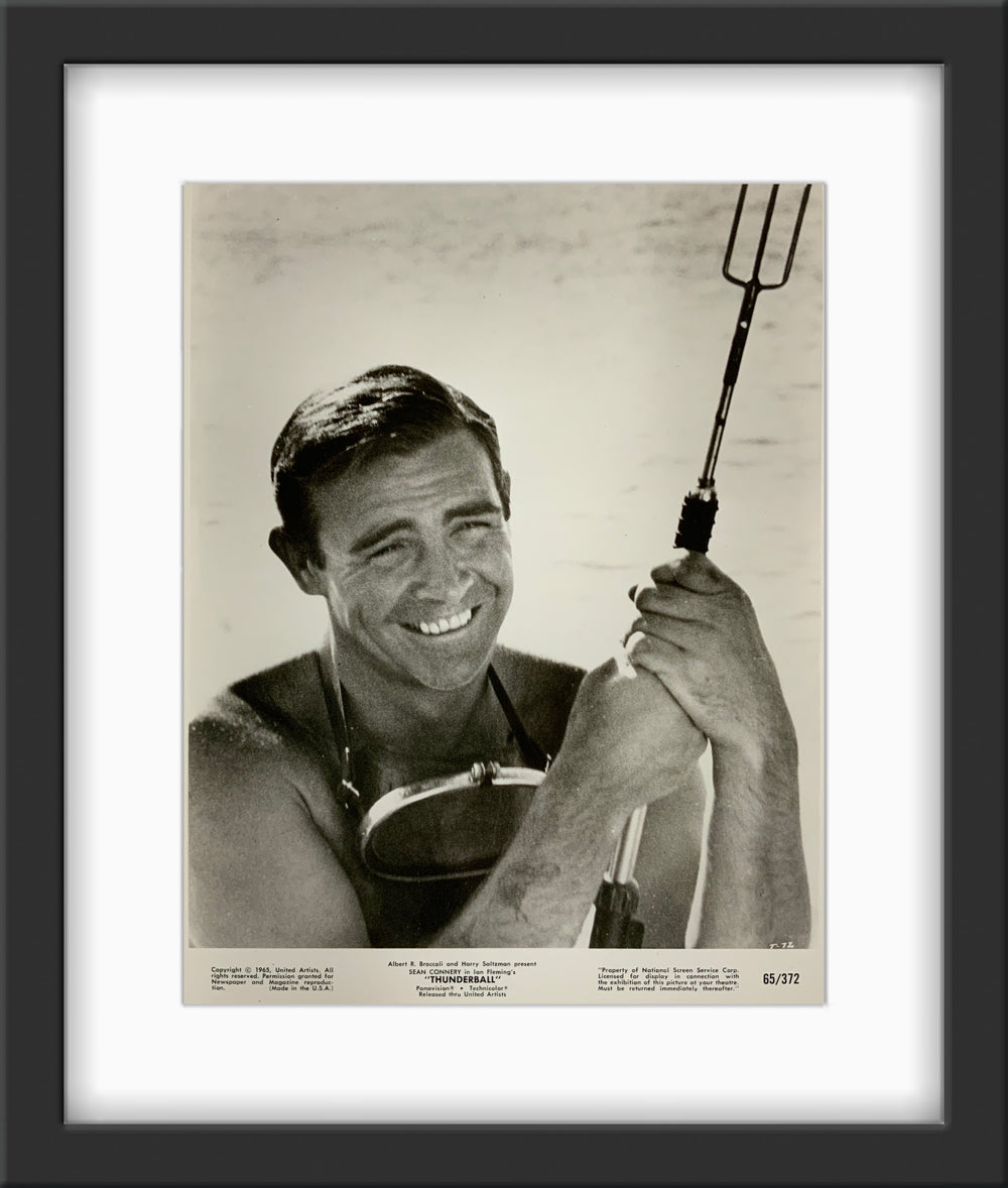 An original 8x10 movie still for the James Bond film Thunderball