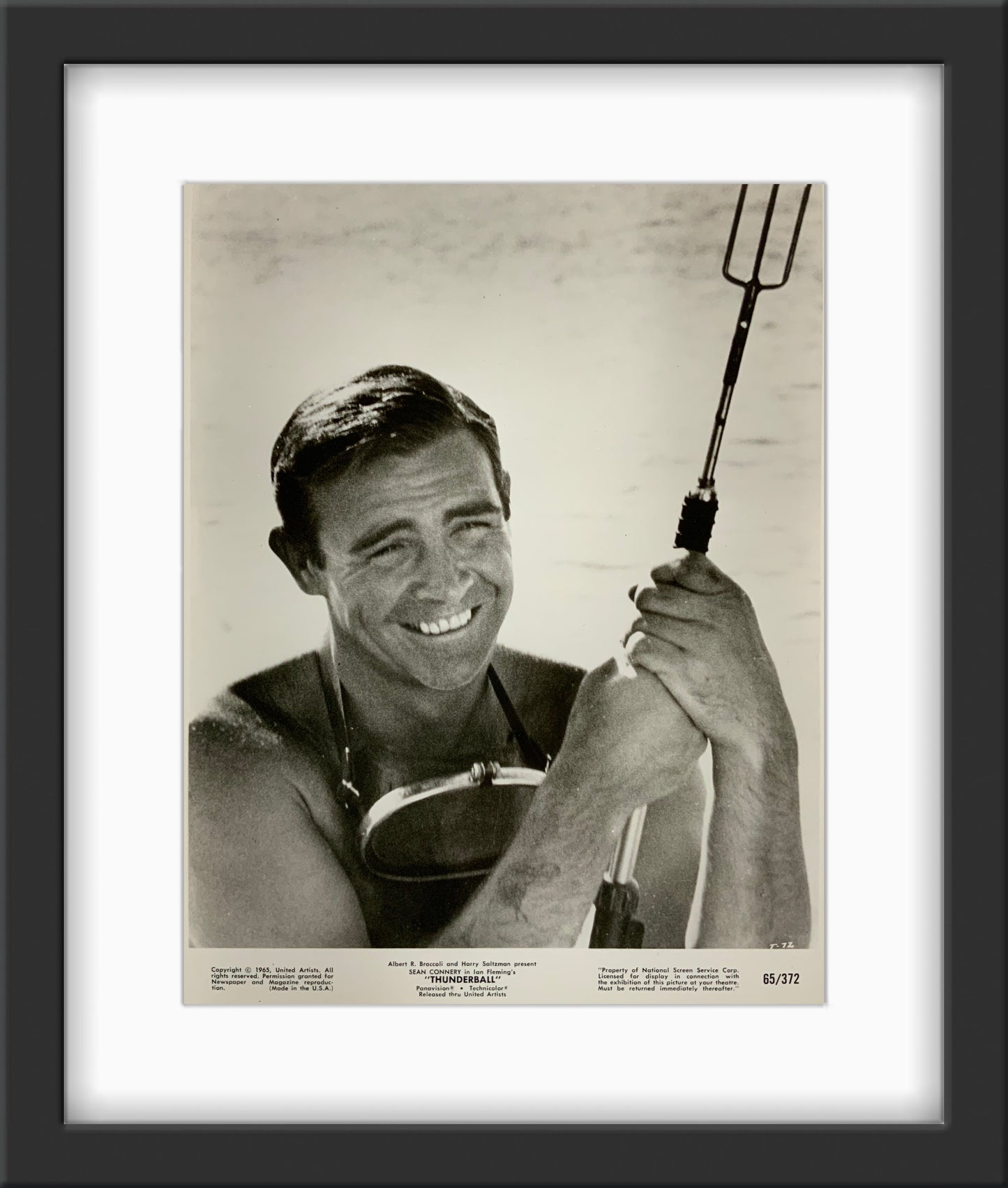 An original 8x10 movie still for the James Bond film Thunderball