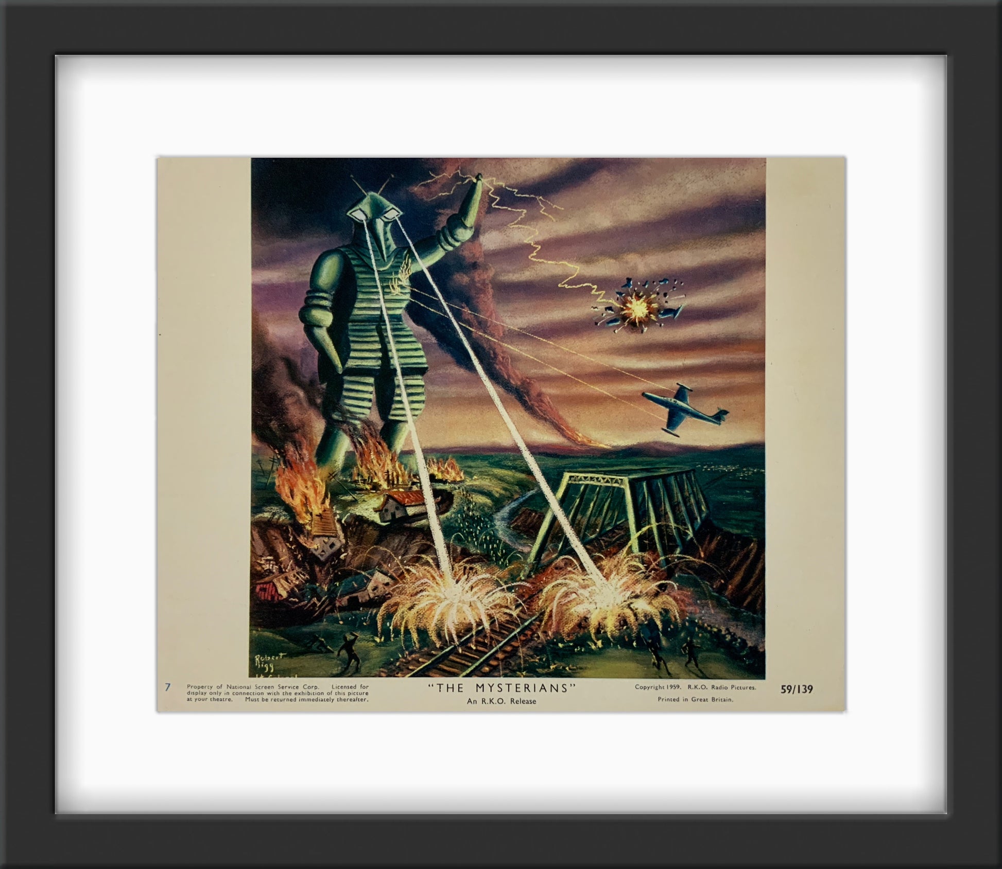 An original 8x10 lobby card for the sci-fi film The Mysterians