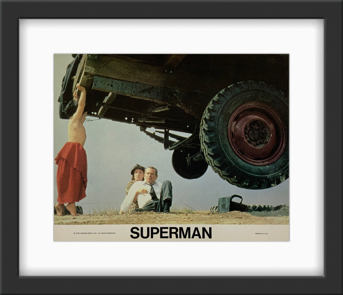 An original 8x10 lobby card for the 1978 film Superman