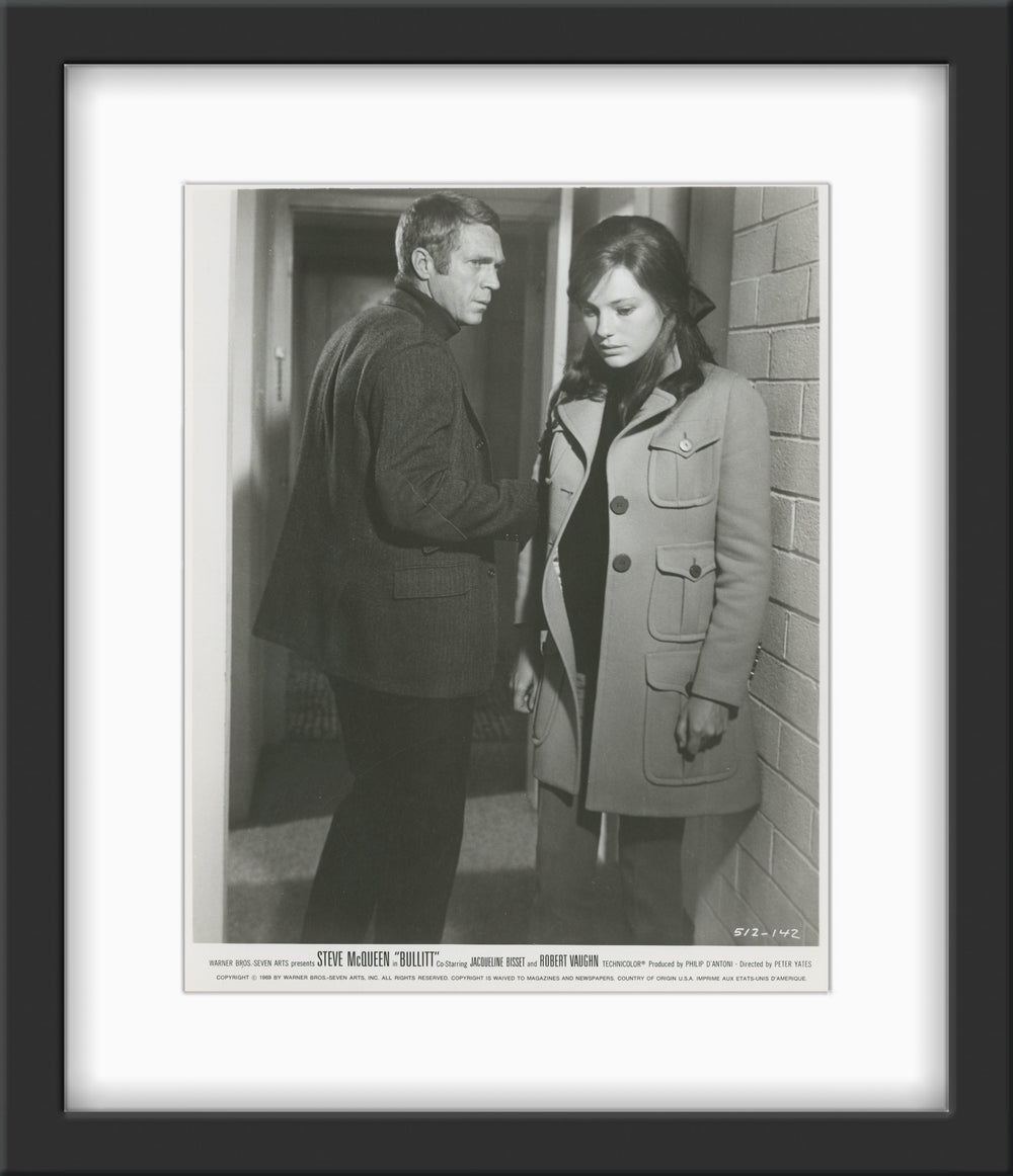 An original 8x10 movie still for the Steve McQueen film Bullitt