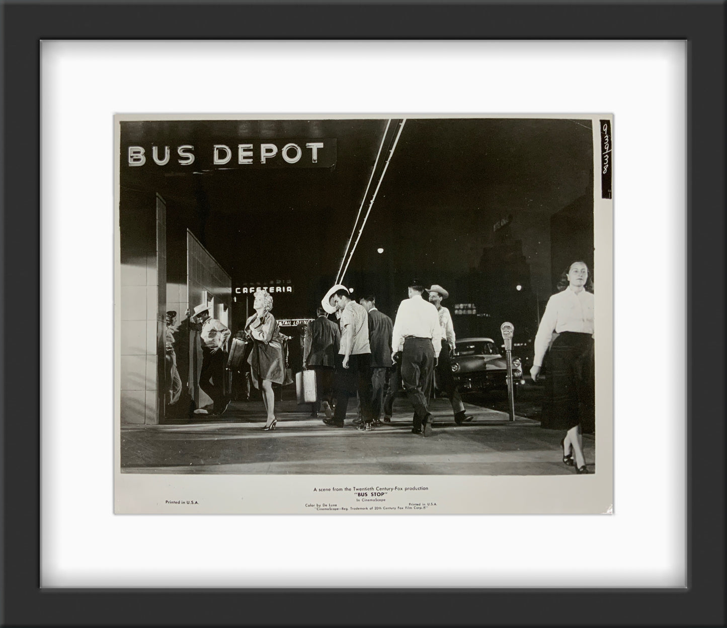 Am original 8x10 movie still for the Marilyn Monroe film Bus Stop