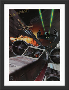 An original fan club poster for the film Star Wars (A New Hope)